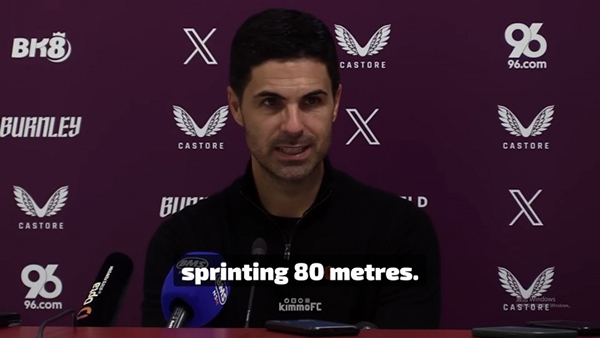 两球领先仍狂奔80米!塔帅盛赞枪手全队补时玩命回防