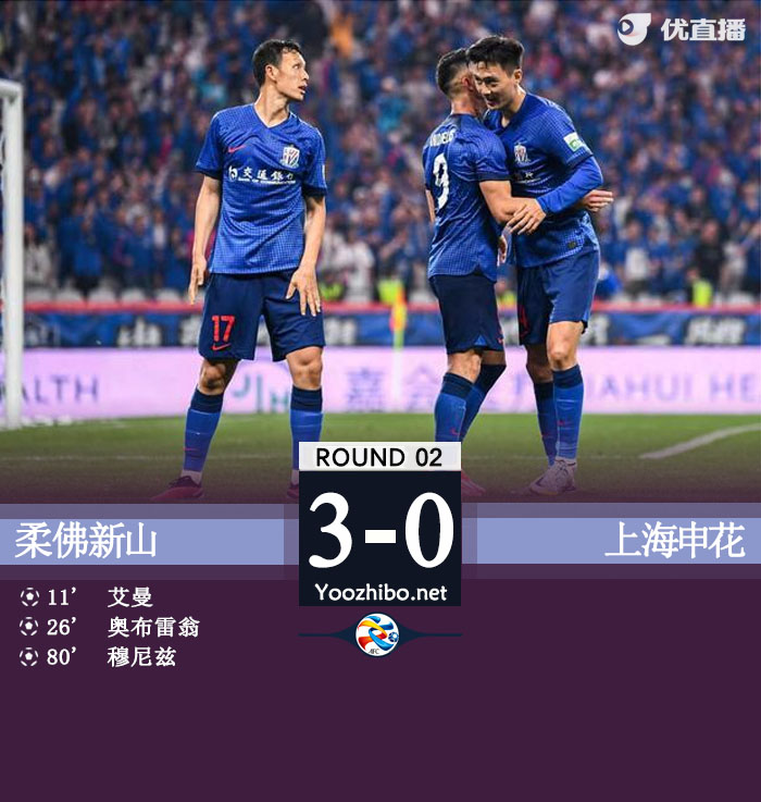 申花全场0射正0-3柔佛 费南多伤退 阿里夫两战上海双雄进3球