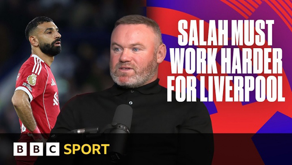 鲁尼质疑萨拉赫职业态度，不满利物浦追伊萨克维尔茨