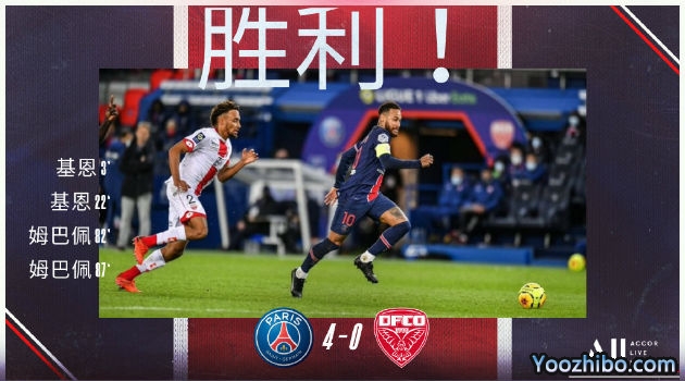 <a href=/zuqiujingpin/psg/ target=_blank class=infotextkey>巴黎</a>圣日尔曼4-0第戎